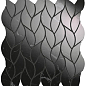 fQMS Nero Elegante Leaves Mosaico 25.9x30.9 FAP Ceramiche