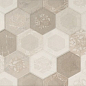 8215 Crema Relieve Rodas 33.3x80 Porcelanite Dos
