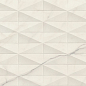 M73S Allmarble Wall Statuario Struttura Pave Lux 3D 40х120 MARAZZI Italy