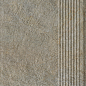 Eremite Taupe Stopnica Prosta Struktura Mat B1a 30x60 Paradyz