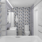 34008 Village голубой микс 25х50 Laparet