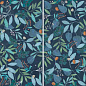 303960 Blue Forest Rett (2 pcs mix) 60x120 Dado Ceramica