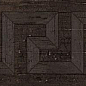 263131 Fascia Greca Intarsio Brown 10x80 Versace (Gardenia Orchidea)