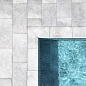 PGA3366IT-Cift Pool Garden Anthracite InfinityTile Двойная отделка 33x66x0,76 Serapool фото в миниатюре 48
