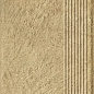 Eremite Beige Stopnica Prosta Struktura Mat 30x60 Paradyz