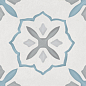 Sirocco Blue Cross 22,3x22,3 Harmony