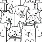 Oh My Dog White 25x25 Codicer