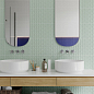 010100001198 Конфетти голубой верх 01 25х40 Gracia Ceramica фото в миниатюре 6