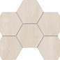 SF01 Мозаика Soft Wood Nordic Hexagon неполированная 25x28.5 Estima