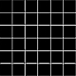 80059 Mosaic Black 5x5 30x30 Serapool
