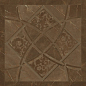 262533 Fondo Intarsio Pulpis Marrone 78х78 Versace (Gardenia Orchidea)