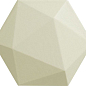 Origami green hex 11x12.5 Tubadzin