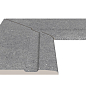Угол фарфорового поручня внутренний 90 Cement Grey 25x50 Serapool фото в миниатюре