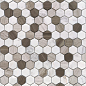 Pietra Mix 3 MAT hex 18x30x6 285x305x6 Caramelle Mosaic