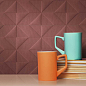 M12C Outfit Red Struttura Tetris 3D 25x76 MARAZZI Italy