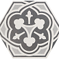 21357 Hexatile Harmony B&W 17,5x20 EQUIPE