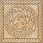 240302 MARBLE TOZZETTO MEDUSA ORO SAB 11,5x11,5 Versace (Gardenia Orchidea)