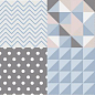 Decor Cromatica Mix Brillo 25x75 Cifre
