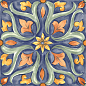 RC8K Amuri Decoro Maiolica Tappeto 4 Glossy RT 20х20 Ragno Marazzi