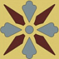 ENC06 Fleur 06 (COG BEU ROU) 5x5 Winckelmans