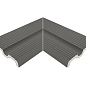 UHA10CI Внутренний угол поручня Universal Anthracite 12x24,5 Serapool фото в миниатюре