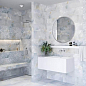 N60004 Crysta Crema Struttura Brillo 24.2x70 Eletto Ceramica