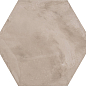 0092 Terra Grigio Esagonо 25х21,6 Marca Corona