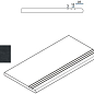 620040000067 Titanio Gradino Round Grip 30x60 Italon