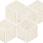 A0Z9 Raw White Mosaico Esagono 30x35 Atlas Concorde