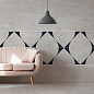 143051 Steel Jacquard Iridio Sat/Ret 8mm 60x120 Tagina Ceramiche
