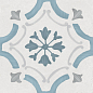 Sirocco Blue Ornate 22,3x22,3 Harmony
