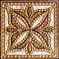 Корсика (коричнево-бежевый) Вставка 7х7 Freelite Decor