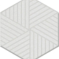 OS/A241/63000 Декор Агуста белый 6х5,2 Kerama Marazzi