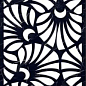 Mira Black Decore High gloss 60*120 Art Ceramic