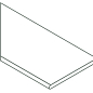 620090001167 Avantgarde X2 Pure Bordo Round SX 30x120 Italon