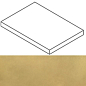 620070002355 Continuum Brass Gold Scalino Angolare DX 33x160 Italon