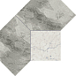 620110000083 Charme Extra Silver Mosaico Polygon Lux 28,5x21 Italon