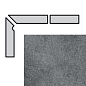 Плинтус ступени 058 Anthrazit левый 31x7.3 Interbau