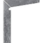 Плинтус для ступени ML левый Marble 441 Ceniza R9 596х596х11 Kerastep фото в миниатюре