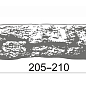 Бруклин 199 Плоскость 205-210х55-60х15 Камелот
