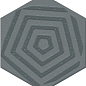 OS/D241/63010 Декор Агуста синий 6х5,2 Kerama Marazzi