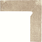 Scandiano Beige Цоколь правый структурный 2-х элем. 30х8,1 Paradyz