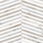 GT139VG Tonic Серый шеврон 50x25 Global Tile