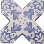 Becolors Cross Dec. Stencil Electric Blue 13.25х13.25 Cevica