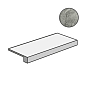 620070000995 Charme Extra Silver Scalino Frontale 33x120 Italon