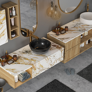 Hermes Golden Rimmed White Delfone