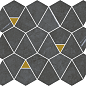 600110000945 Metropolis Imperial Mosaico Vertex 6mm 25.8x30 Italon