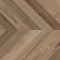 Wood Lux Walnut Chevron M коричневый матовый карвинг 60х120 Laparet