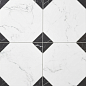 Pembrook Black Pre-cut 45x45 Etili Seramik фото в миниатюре