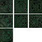 D-Tinta green 14.8x14.8 Tubadzin